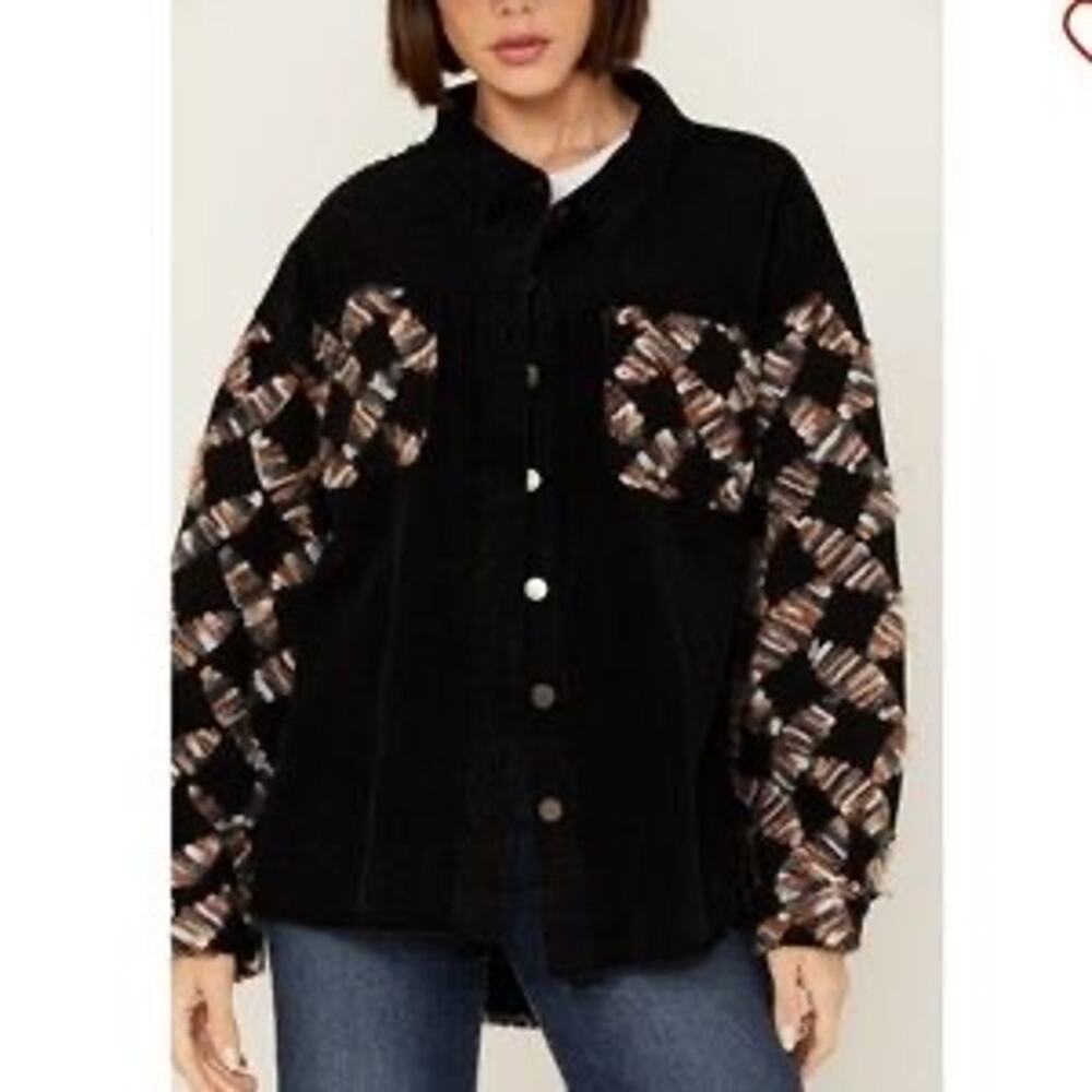 New POL Ribbon Detail Shacket size L